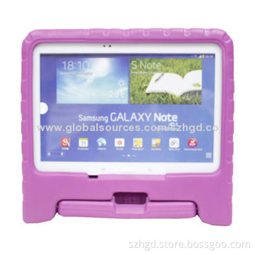 Leather Case for Samsung Galaxy Note 10.1 P600 with Flexible Handle, Ideal for Kid/Family and Adults
